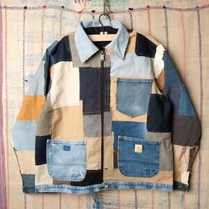 Custom upcycled carhartt chore jacket